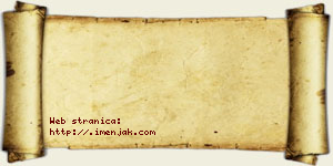 Isidora Brkić vizit kartica